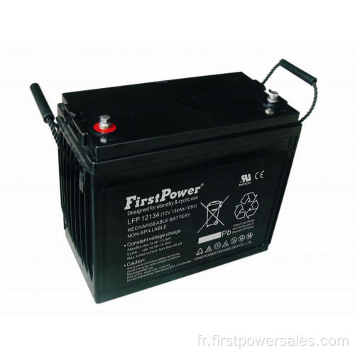 Batterie de système de sécurité de la batterie 12V134AH de cycle profond de réserve